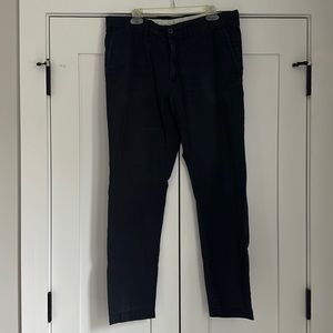 H&M Navy Blue Chino Khaki, size 36, slim fit